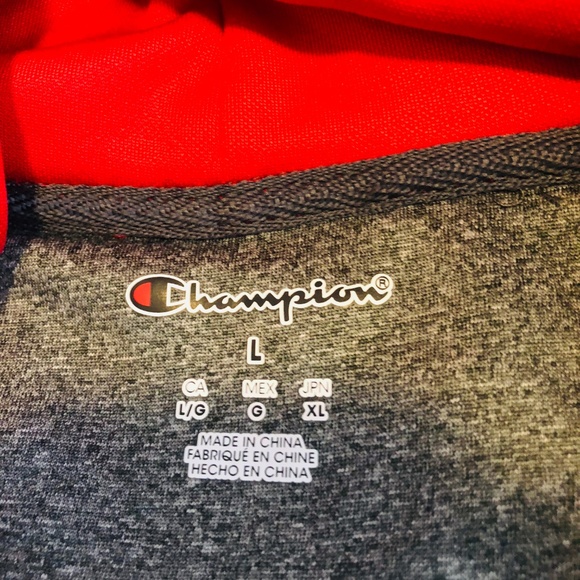 Champion NC State Wolfpack Grey Pullover Hoodie - Picture 6 of 8